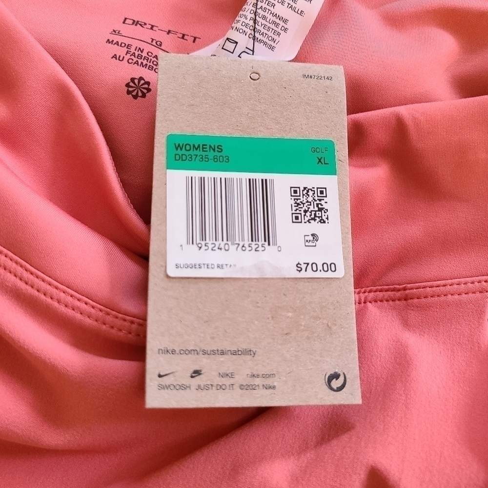NWT Nike Dri-fit Club Skirt with Attached Shorts, Size XL (New) - Picture 16 of 16